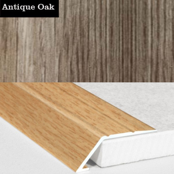 Self Adhesive Aluminium Wood Effect door Threshold Ramp