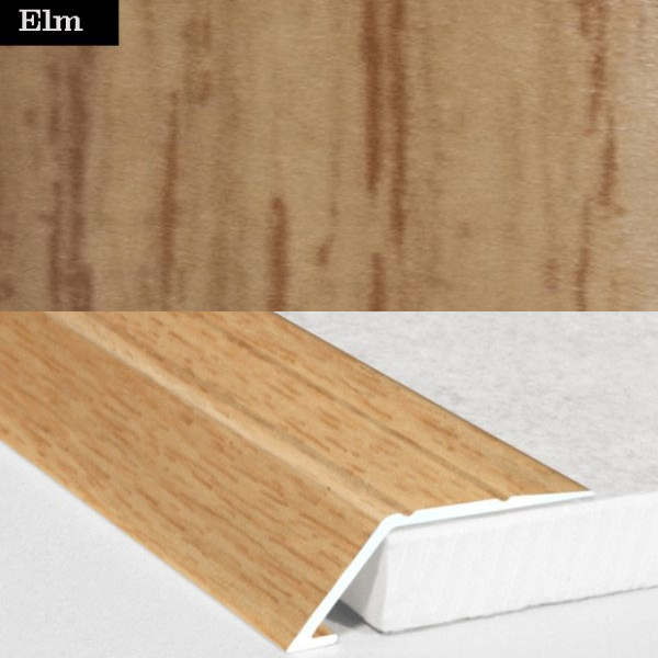 Self Adhesive Aluminium Wood Effect door Threshold Ramp