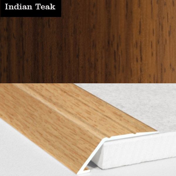 Self Adhesive Aluminium Wood Effect door Threshold Ramp