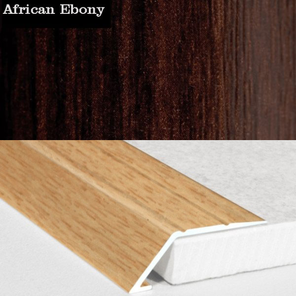 Self Adhesive Aluminium Wood Effect door Threshold Ramp