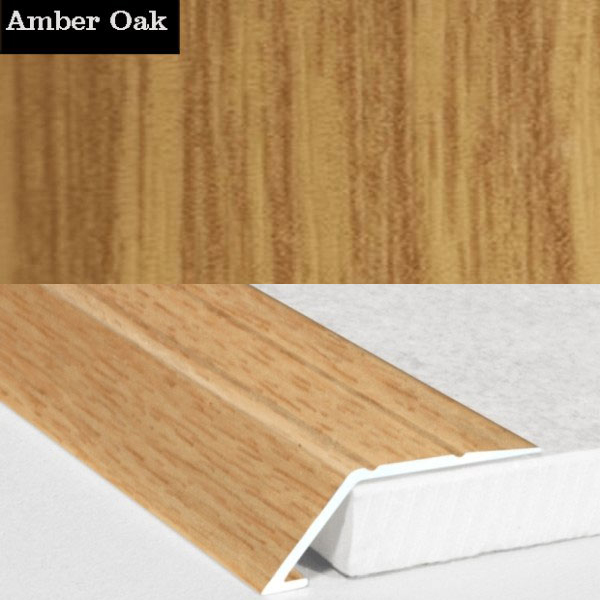 Self Adhesive Aluminium Wood Effect door Threshold Ramp