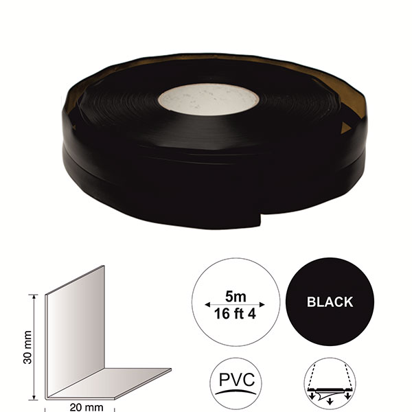 Self Adhesive Flexible PVC Skirting Board 5m Long