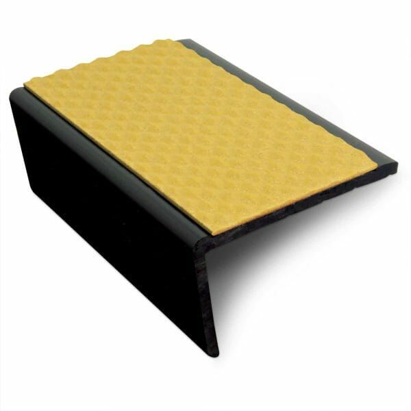 Slimline Hard Nose PVC Tredsafe Non Slip Stair Nosing 56 x 32.5mm