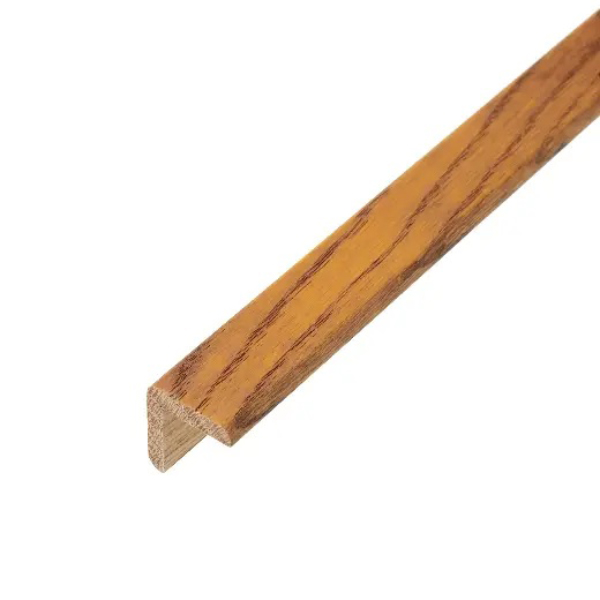  21mm x 21mm Solid Oak Corner Moulding Beading Profile Trim For Stairs