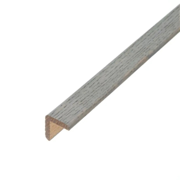  21mm x 21mm Solid Oak Corner Moulding Beading Profile Trim For Stairs