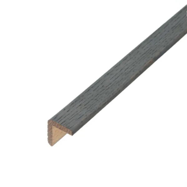  21mm x 21mm Solid Oak Corner Moulding Beading Profile Trim For Stairs